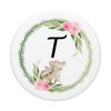 Cell Phone Pop Out Holder,Cute Koala Bear Flower Letter T PopSockets Grip and Stand for Phones and Tablets