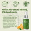 LuxeOrganix Organic Vitamin C Face Moisturizer with Anti-Aging, Brightening, and Wrinkle-Smoothing Properties.