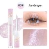 Erinde Jewel Tears Liquid Glitter Eyeshadow, Twinkle Shimmer Eye Shadow Eyeliner, Long Lasting, Quick Drying, Multi-Dimensional Sparkle Finish, Loose Glitter Glue for Crystal Korean Eye Makeup, 03#