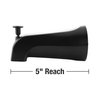 Danco 11079 Tub Spout, No Size, Matte Black