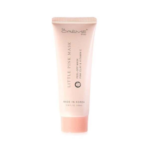 The Crème Shop Korean Skincare Beauty Full Facial Advanced Sheet Daily Natural Essence easy-to-use Soothing - Little Peel Off Korean Mask (Pink Clay & Vitamin C)