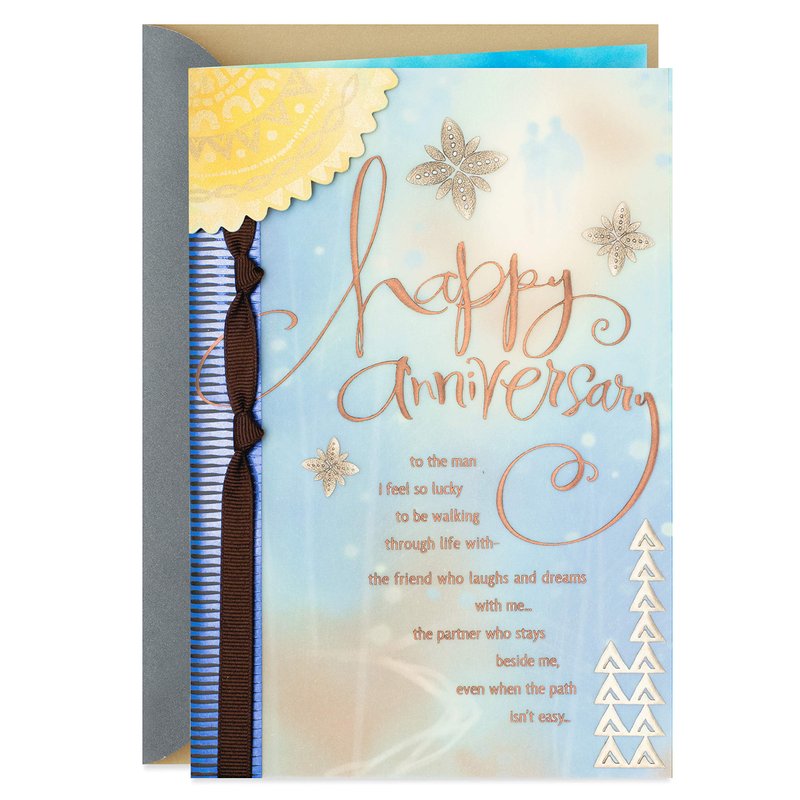 Hallmark Anniversary Card for Husband or Boyfriend (Man I Love ...