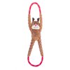 ZippyPaws RopeTugz Christmas Dog Toy - Plush Squeaky Holiday Dog Gifts for Small & Medium Puppy Dogs, Interactive Hide & Seek Stocking Stuffers for Pets - Reindeer