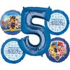 Anagram Paw Pups on Patrol 5th Birthday Party Supplies Chase Marshall Rubble Skye and Everest Balloon Bouquet Decorations