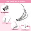 280 Pcs Individual Lashes 10D-D-0.10-9-16mix Cluster Lashes 10D 20D C D Curl Wispy Lashes Bottom Lashes DIY Lashes At Home（10D-D-0.10-9-16mix）
