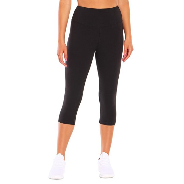 Marika Women's Carrie Tummy Control Capri Legging Black Small