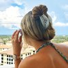 Camila Paris CP3213 French Hair Clip for Women for Thick Hair for Long Curly Wavy Hair, White, Girls Hair Claw Clips Jaw, Styling Big Claw Clip for Thick Hair, Strong Hold No Slip Grip, Made in France