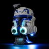 YEABRICKS LED Light for Lego-75349 Star Wars Captain Rex Helmet Building Blocks Model (Lego Set NOT Included)