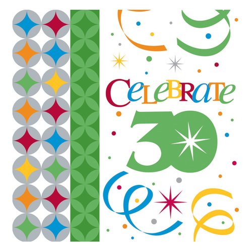 Celebrate In Style 30 Beverage Napkins