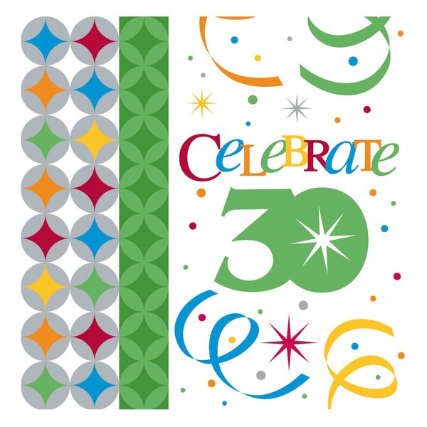 Celebrate In Style 30 Beverage Napkins