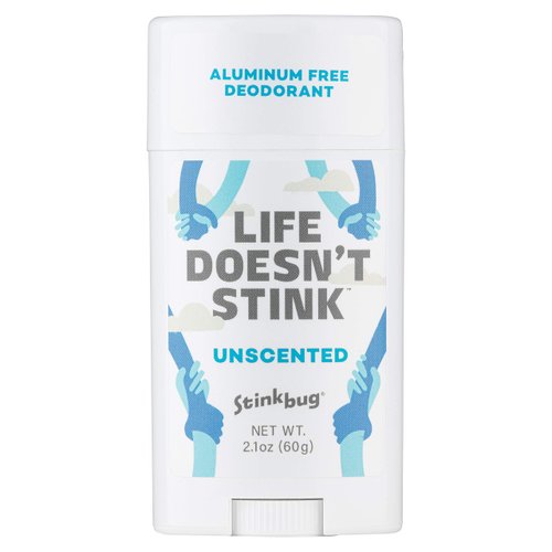 Stinkbug Naturals All Natural Deodorant, Unscented, 2.1 Ounce