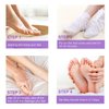 Foot Peeling Mask, 2 Pack Foot Moisturizing Mask, Lavender Exfoliating Foot Peel Mask, Cracked Heels Repair - for Calluses, Dead & Dry Skin
