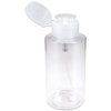 Beauticom 10oz PANA Clear Push-Down Dispenser Bottle - 1 Bottle - Empty Refillable Pump Bottle for Nail Polish Remover Liquid