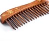TAN MUJIANG Wooden Hair Comb Wide-tooth Inserted Teeth for Women Curly Hair (CQHGB0501)