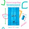 Toolik Diaper Bag Dispenser Refills Disposable Unscented Waste Bags (8 Rolls - 120 bags)