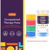 Special Supplies Therapy Putty for Kids and Adults - Resistive Hand Exercise Stress Relief Therapy Putty Kit, Set of 4 Strengths, Three Ounces of Each Putty