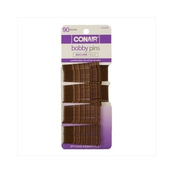 Conair 55352z Brown Bobby Pins 90 Count