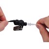KEYBLU 10 Pcs Clear Acoustic Coil Tube Replacement for Two Way Radio Sercurity Earpiece, Headset (with Connector 10 Pack)