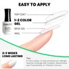 RARJSM Glow in the Dark Gel Nail Polish White Glow in Dark Effect Gel Polish Luminous Gel Nail Polish Soak off U V/LED Cured Required Nail Art Manicure 1PCS 15ml for Salon DIY at Home for Women Girls