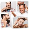 Beard Brush, Pure Boar Bristle Black Walnut Wood Beard Comb Brush for Men To Tame and Soften Your Facial Hair