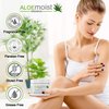 Natural Aloe Vera Body Lotion - Face & Body Moisturizing Cream with Organic Aloe Vera Gel, Vitamin E Oil, Vitamin C, Retinol Cream, Shea Butter – Anti Aging Face Moisturizer for Women, Dry Skin (4 oz)