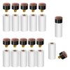 Prasacco 10 Sets Billiard Cues Tips Replacement with White Pool Cue Stick Ferrules, Screw On Pool Cue Tips Pool Stick Tips, 12mm