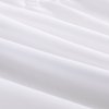 White Ruffled Bed Skirt with Split Corners 14 Inch Drop, TSUTOMI Bed Skirt Queen Size
