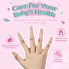 144Pcs Kids Press on Nails Children Girls Press on Short Artificial Fake Nails No fading Stable Quick Stick on Cute Pre Glue Full Cover Acrylic Nail Tip Kit Gift for Kids Nail Decoration (Unicorn)