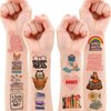 85 PCS Reading Book Library Temporary Tattoos Sticker Booklish Nerd Birthday Party Decorations Favors Supplies Gifts Boys Girls Teachers Adult Cute Inspirational Tattoo School Prizes Reward Themed