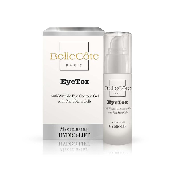 Anti Wrinkle Eye Contour Gel - Eye Gel for Dark Circles and Puffiness, Eye Treatment with Hyaluronic Acid & Vitamin C+E Complex for Dry & Dehydrated Skin Around Eyes, Diminishes Fine Lines | (1 Fl Oz)