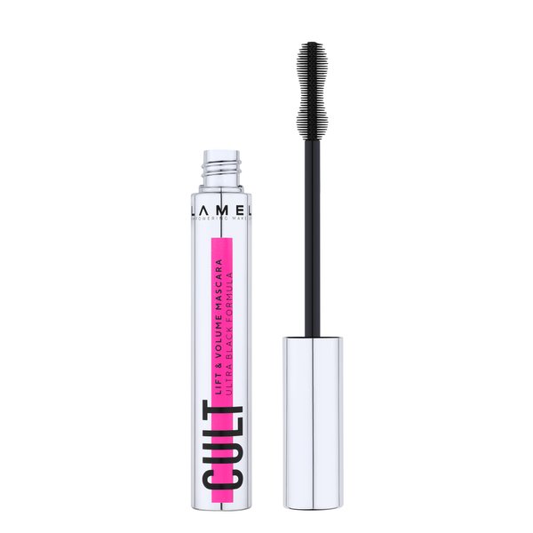 LAMEL Cult Lift & Volume Mascara – Volumizing & Lifting, Smudge-Proof, Flake-Free, Deep Black Pigment Mascara - 401