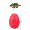 12 Dinosaur Eggs Toys, Surprise Pack with 12 Unique Dinosaur Figures,Goodie Bag Stuffers,Pinata fillers, Easter Eggs dongcoh,Carnival Prizes Treasure Box，Birthday Party Gifts for Kids