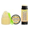 Creme Brulee Soothing & Luscious Lips by OverSoyed Exfoliator & Chapped Lip Repair Lip Care Combo | Artisan Handcrafted to Order Custard Cream Butter Burnt Caramel Brown Sugar Flavored Exfoliating Sugar Lip Scrub & Lip Moisturizer Balm Gift Set