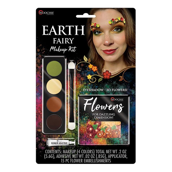 Woochie Earth Fairy Eyeshadow Makeup Kit - ST, Standard, Green
