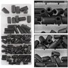 80PCS Vacuum Hose Caps, Connector Assortment 6 Sizes Black Rubber Cap, Automotive Topomatic Replacement Parts for Carburetor Vacuum Plugs, Intake Manifold Vacuum Fitting