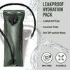 KNIT OUTDOOR Premium 3-Liter Hydration Bladder, BPA-Free, Leak-Proof, Insulated W/ Drinking Tube, Water Reservoir for Hiking, Cycling, and Outdoor Adventures (Black, 3-Liter)