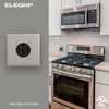 ELEGRP 50 Amps 125/250V Range Oven Stove Receptacle, Flush Mounting Power Outlet, NEMA 14-50R, Straight Blade Heavy Duty Range Receptacle, Grounding, 3 Pole 4 Wire, UL Listed, 1 Pack