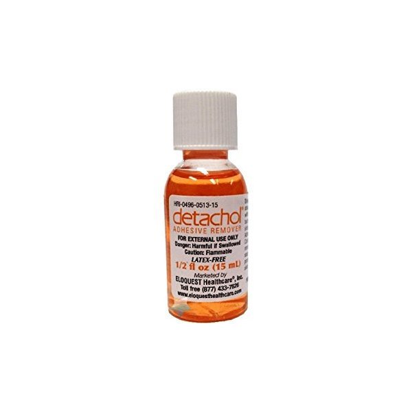 Detachol Adhesive Remover 1/2 (.5) Oz Screw Top Bottle, 15 Ml