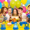Hanukkah Honeycomb Table Centerpieces Chanukah Table Decorations Star of David Menorah Dreidel Table Toppers Cutouts Hanukkah Table Decorations for Judaism Wedding,Hanukkah Party Supplies 8 Pieces