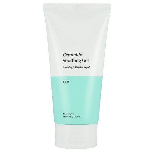 4PM Ceramide Soothing Gel (5.07 fl. oz), Face Moisturizer, Lightweight Moisturizing Gel Cream, for Glass Skin, Barrier Repair, Korean Skincare, Made by SEOUL4PM