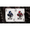 Deal with The Devil (Scarlet Red) UV Playing Cards by Darkside Playing Card Co