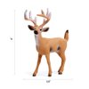 RESTCLOUD Deer Figurines Cake Toppers, Deer Toys Figure, Small Woodland Animals Set of 3
