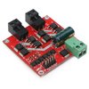 DROK DC Motor Driver, L298 Dual H Bridge Motor Speed Controller DC 6.5V-27V 7A PWM Motor Regulator Board 12V 24V Electric Motor Control Module Industrial 160W with Optocoupler Isolation