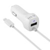 Dual Turbo 20W Car Charger Compatible with Apple iPad Pro 6th Generation 2022 Models Kit with Full Extra USB Port and Coiled 5ft USB Type-C Cable! [2 Pack]