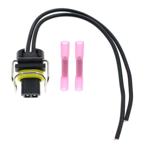 MOTOALL 366-9748 2501107C1 2 wire Fuel Injector Connector Pigtail Wiring Loom 645-1001 for Caterpillar C7 C9 Excavator IPR Valve 7.3 6.0 VGT 6.0 6.7 for Diesel Trucks Plug Wire Harness Crimp Splices