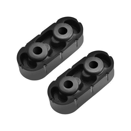 EVIL ENERGY Exhaust Hanger Rubber Insulator Bushing Mount Replacement for GM Chevy Silverado 1500 GMC Cadillac Escalade 2 Holes 2Pcs
