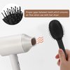 NUOBESTY Travel Hair Brush Hair Brush Travel Hairbrush for Hiding Money Cash Mini Key Pills Small Jewelry Depth Secret Hide Comb Compartment Items Stash Container Black Hairbrush Mens