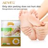 ALIVER Foot Peel Mask (5 pack), Exfoliate Dead Skin & Calluses,Natural Moisturizing Treatment Repair Cracked and Rough Heels, Baby Soft Smooth Touch Feet