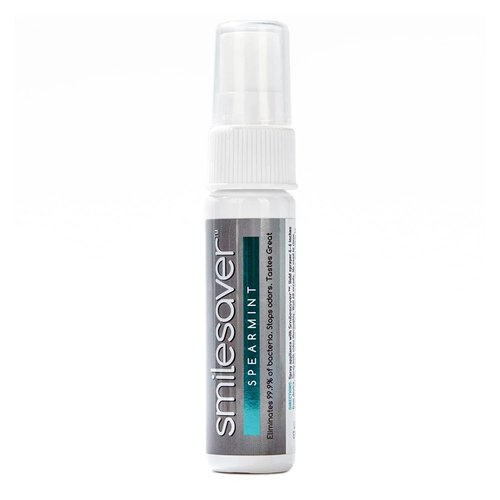Smilesaver Cleaner - Quick & Effective Cleaner for Retainers, Clear Aligner, Invisalign, Dentures, Nightguard - Replaces or Complements Ultrasonic and Tablet Cleaner - Minty Taste (1 Pack - 1 Ounce)