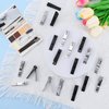 Nail Clippers Set,24 Pack Stainless Steel Nail Clippers Bulk,Black Nail Cutter,Ultra Sharp Sturdy Fingernail Clippers and Toenail Clippers for Women Men(24 Pcs-Black)